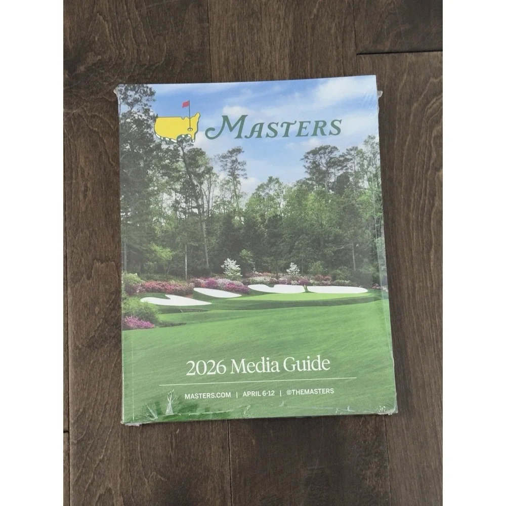 Masters 2026 Media Guide Augusta‎ National Golf Tournament New Sealed